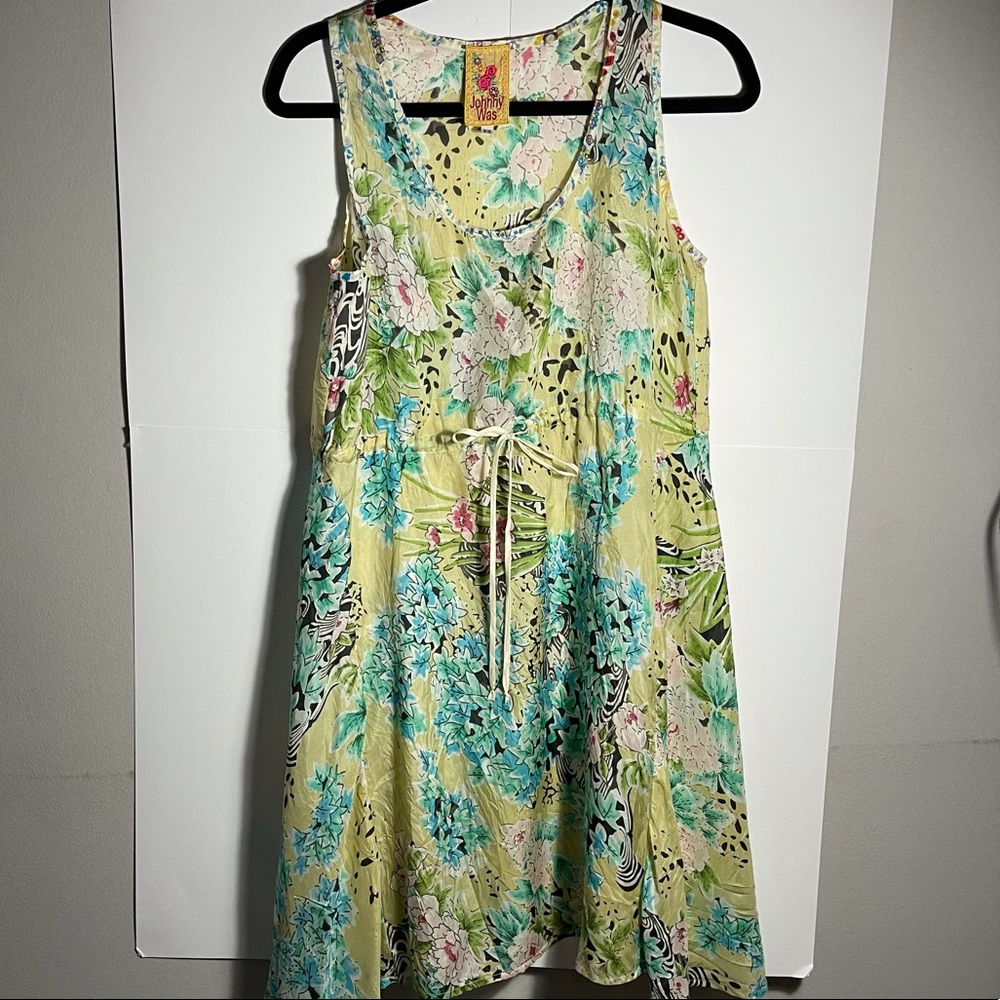 Johnny Was silk floral dress